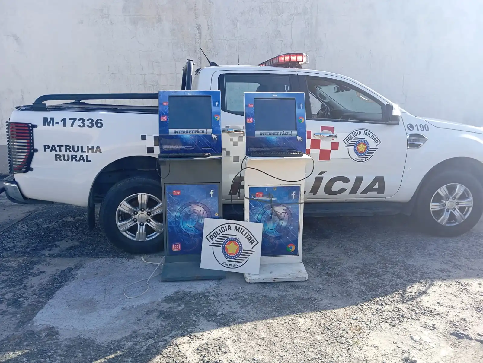 PM apreende caça-níqueis após suspeita de jogo de azar em Biritiba Mirim