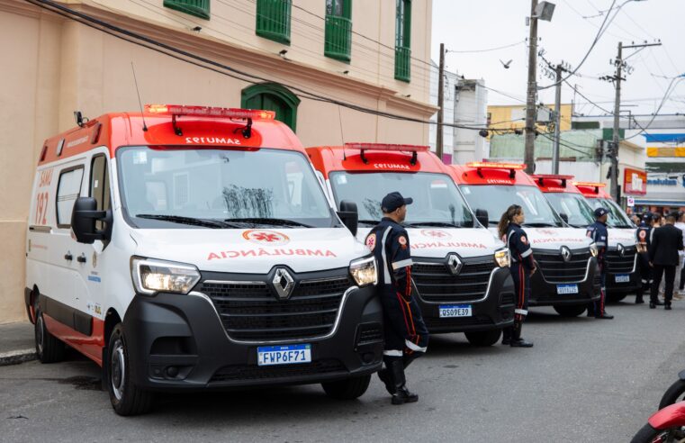 Itaquá coloca novas ambulâncias e amplia atendimento de urgência e emergência