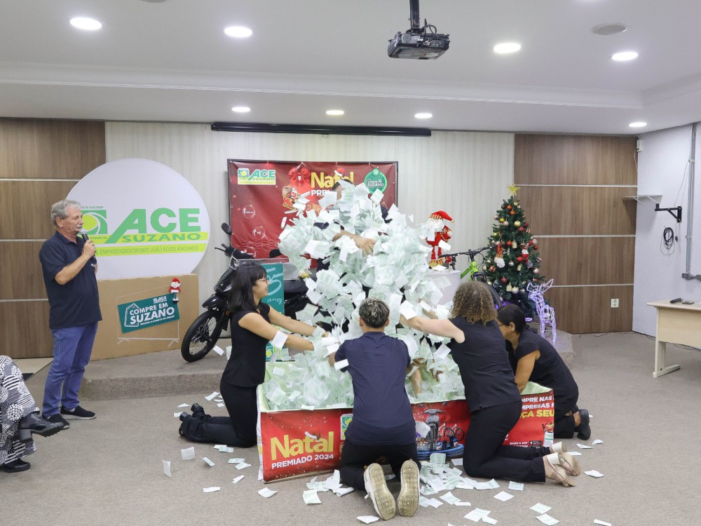 ACE Suzano promove “Natal Premiado 2025” com sorteio de prêmios