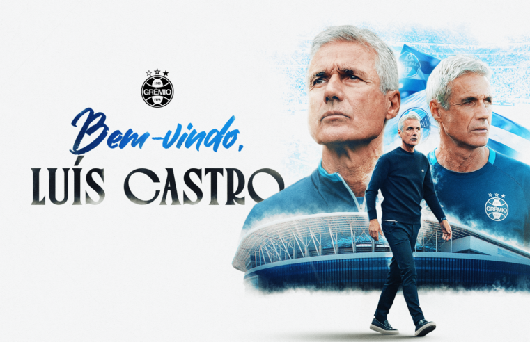 Luís Castro é o novo técnico do Grêmio