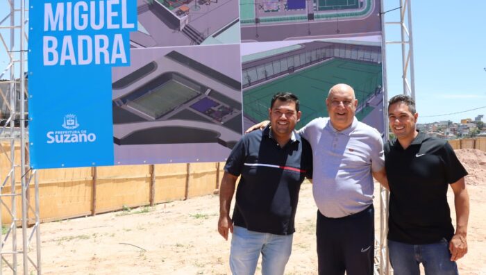 Prefeitura de Suzano oficializa início da obra do centro esportivo do Miguel Badra