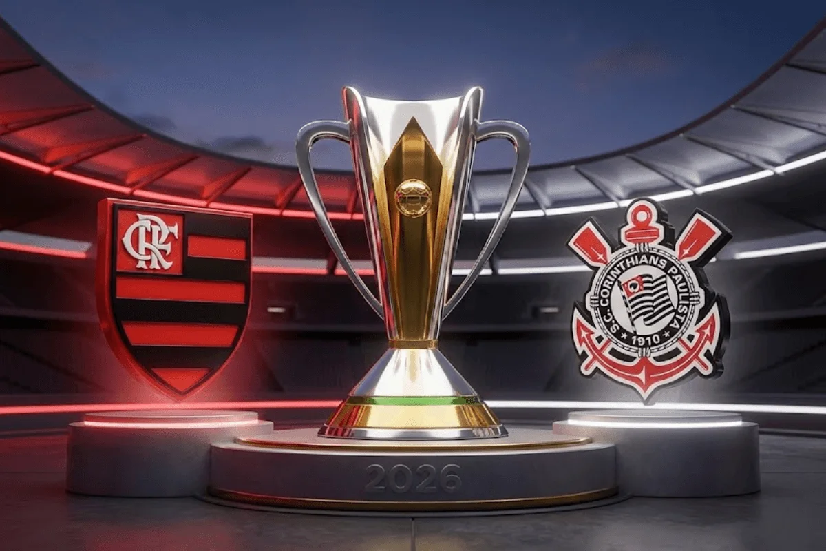 CBF aumenta premiação para Flamengo e Corinthians na Supercopa Rei 2026