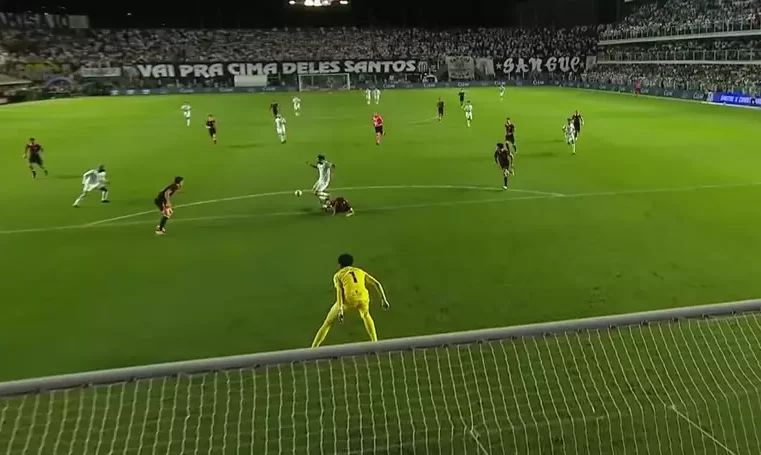 Hugo Souza admite falha em gol do Santos contra o Corinthians: “Fui infeliz”