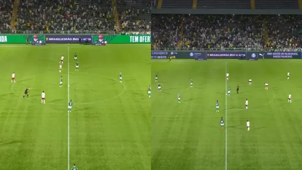 CBF se manifesta após dupla saída de bola do Palmeiras diante do Fluminense