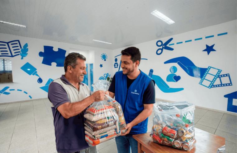 Guararema lança projeto que troca recicláveis por cesta básica