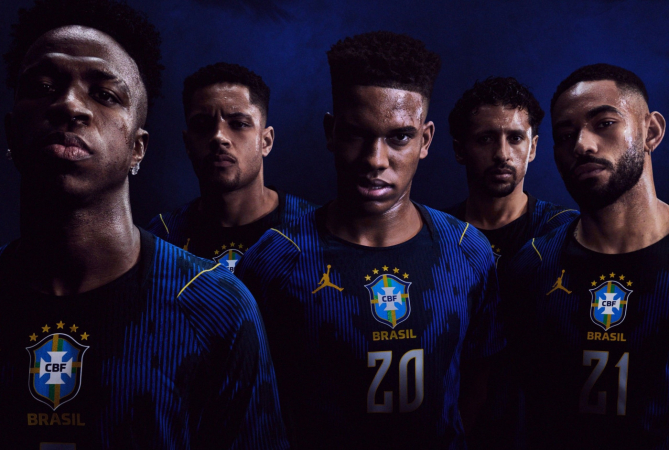 CBF divulga a camisa azul da Seleção Brasileira