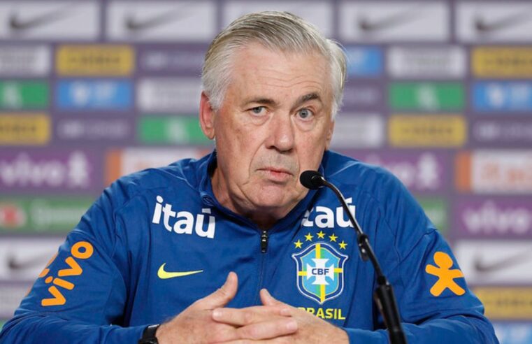 Ancelotti convoca Seleção Brasileira para jogos contra França e Croácia