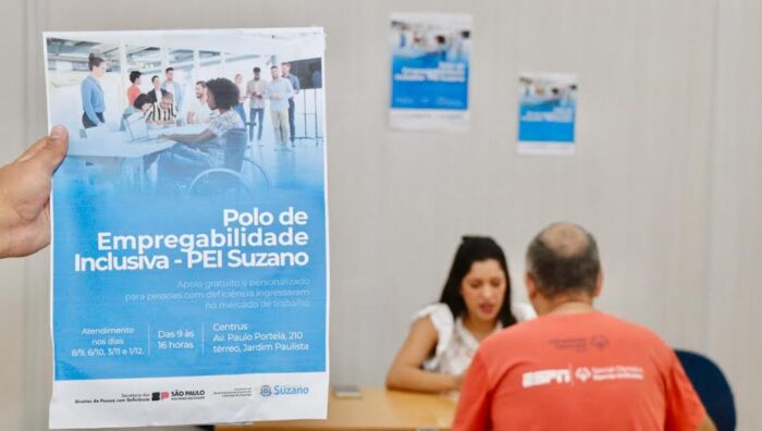 Polo de Empregabilidade Inclusiva reforçará suporte profissional para PCDs em Suzano