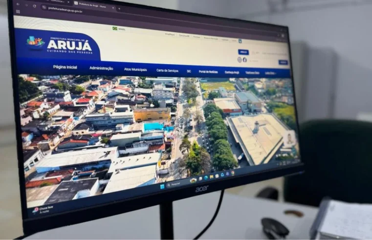 Arujá lança novo site com acessibilidade e serviços integrados