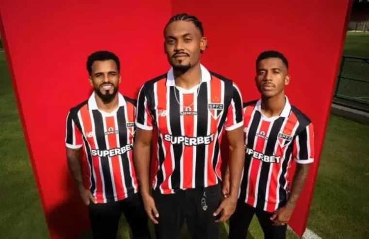 São Paulo lança camisa 2 com inspiração clássica