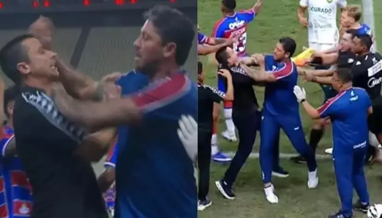 Carpini e Eduardo Barros trocam empurrões e são expulsos em Fortaleza e Cuiabá