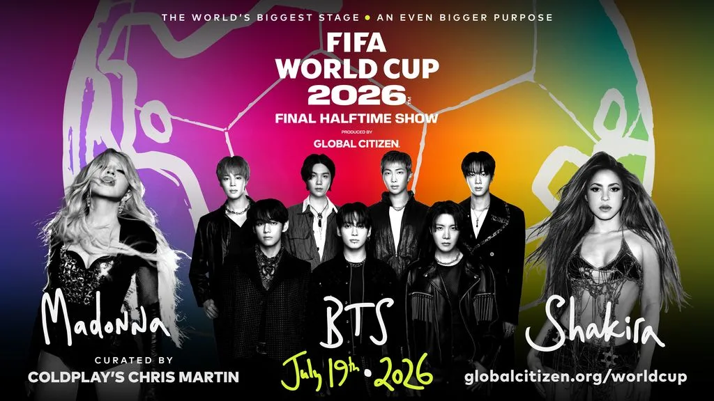 Copa do Mundo: Shakira, Madonna e BTS farão show do intervalo da final