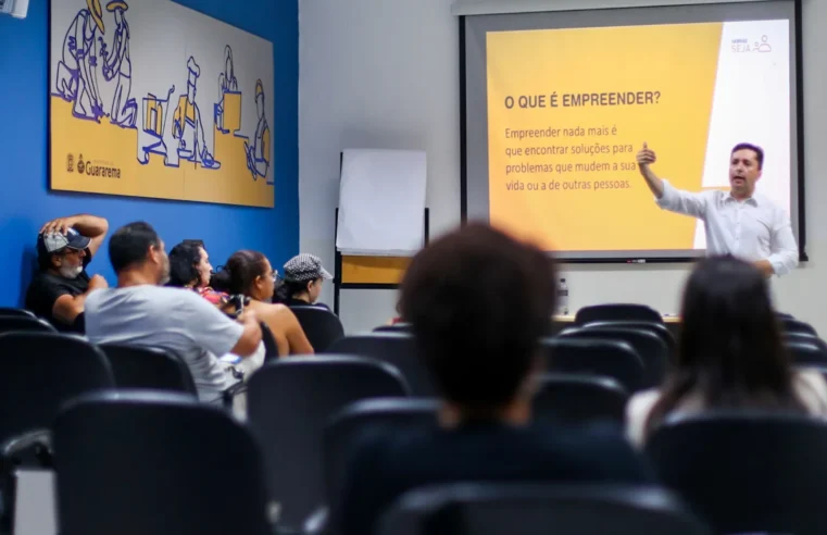 Guararema abre inscrições para oficinas do programa Empreendedor Mais Forte