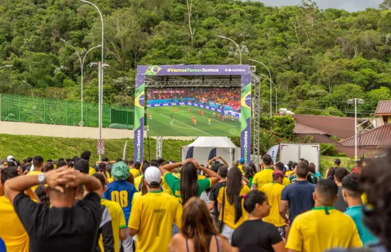 Em Guararema, os jogos do Brasil na Copa do Mundo serão transmitidos em telão