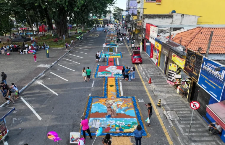 35º Encontro de Tapetes de Corpus Christi em Itaquaquecetuba acontece nesta quinta (4)