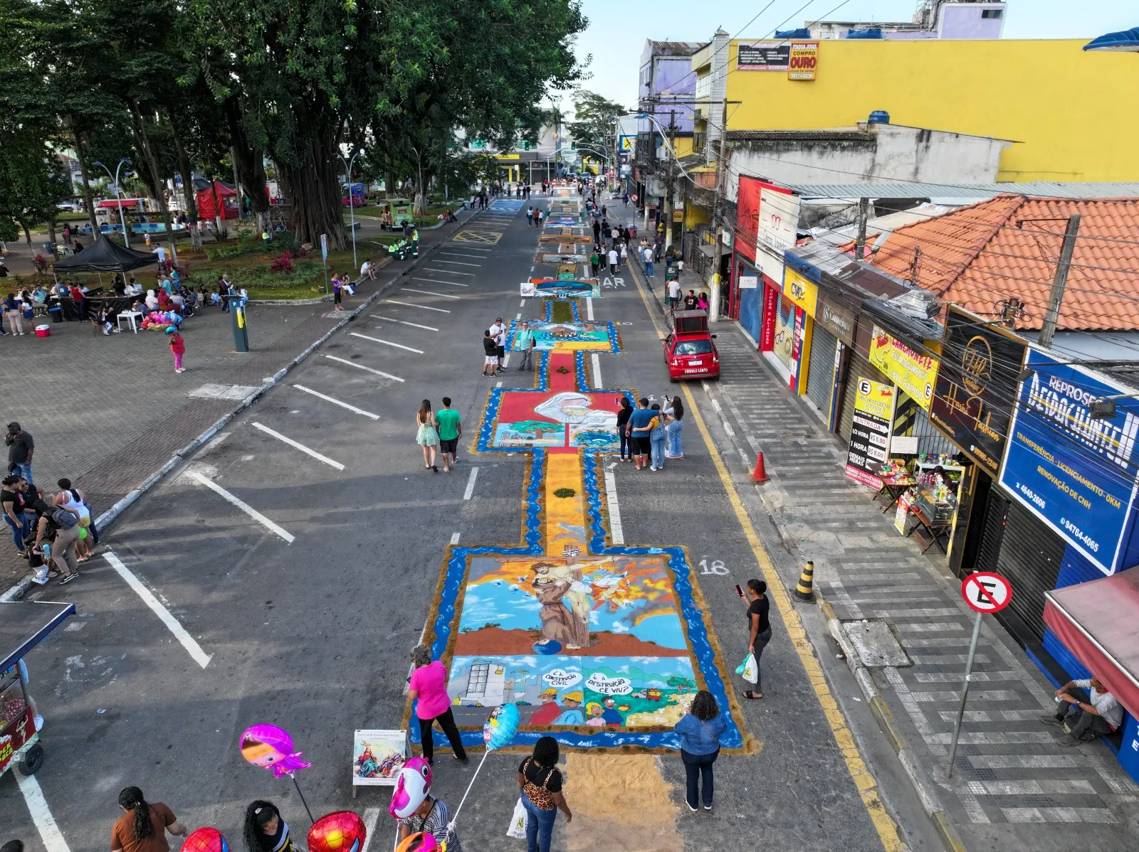 35º Encontro de Tapetes de Corpus Christi em Itaquaquecetuba acontece nesta quinta (4)