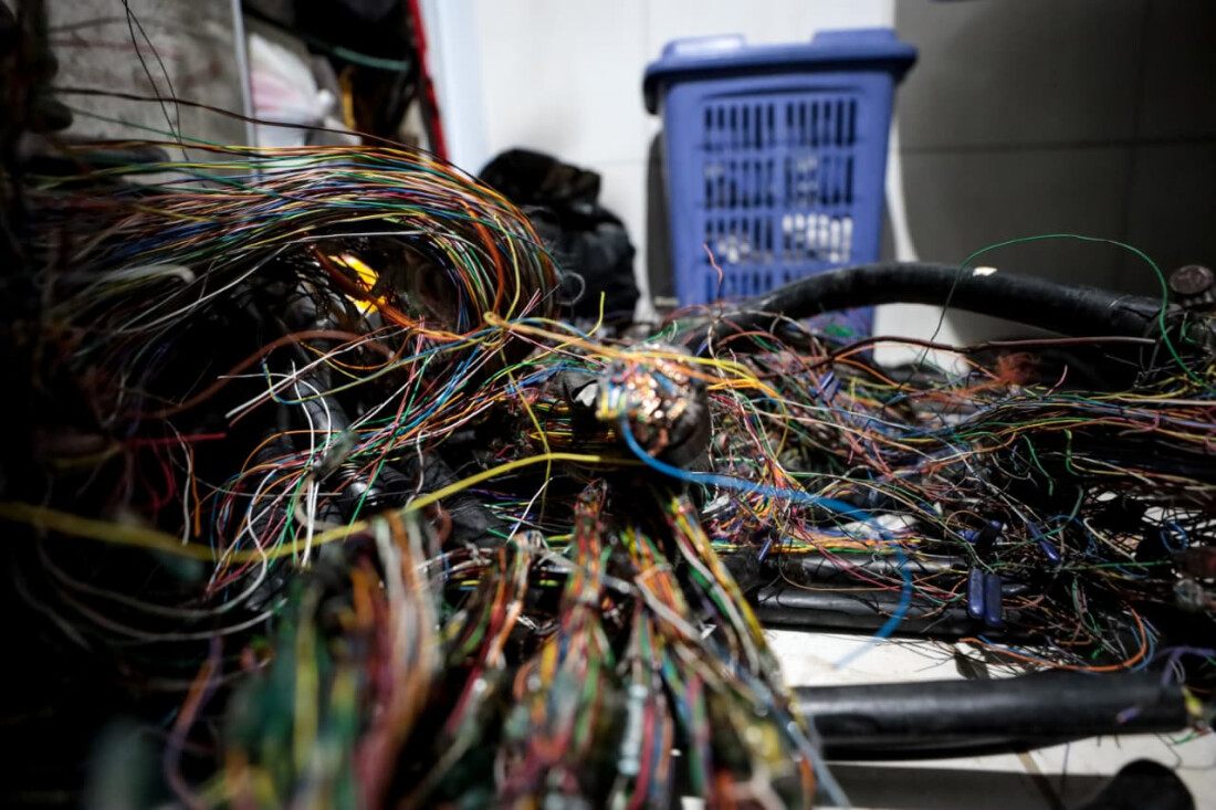 GCM de Suzano apreende 1,4 tonelada de fios furtados 