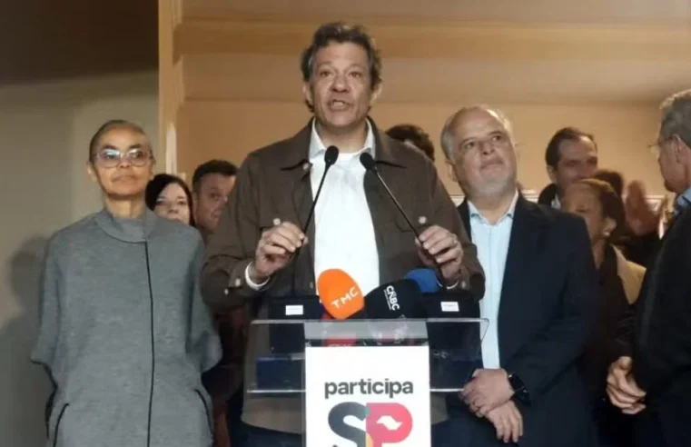 Haddad anuncia Márcio França como vice na chapa que disputará o governo de SP