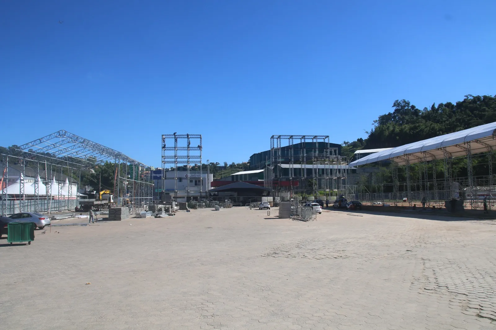 Santa Isabel inicia montagem para o Rodeio Fest 2026