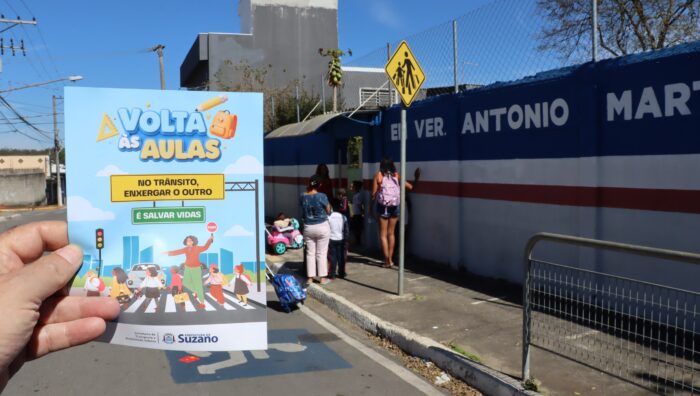 Suzano promove educação para o trânsito durante volta às aulas