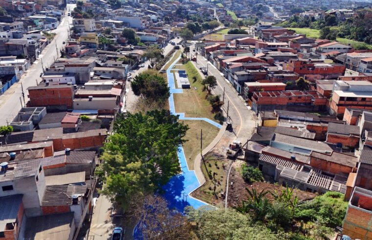 Suzano inaugura Corredor Ecológico com pista de caminhada e playground