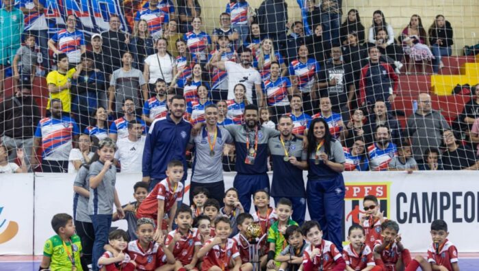 Time de futsal de Suzano é campeão paulista Sub-7