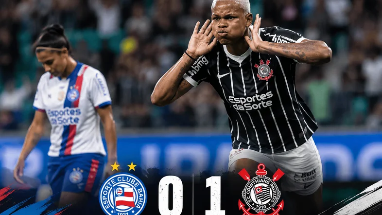Corinthians vence Bahia em semifinal com recorde de público