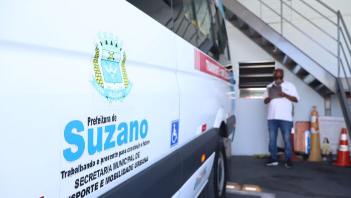 Suzano promove vistoria em vans do transporte complementar 