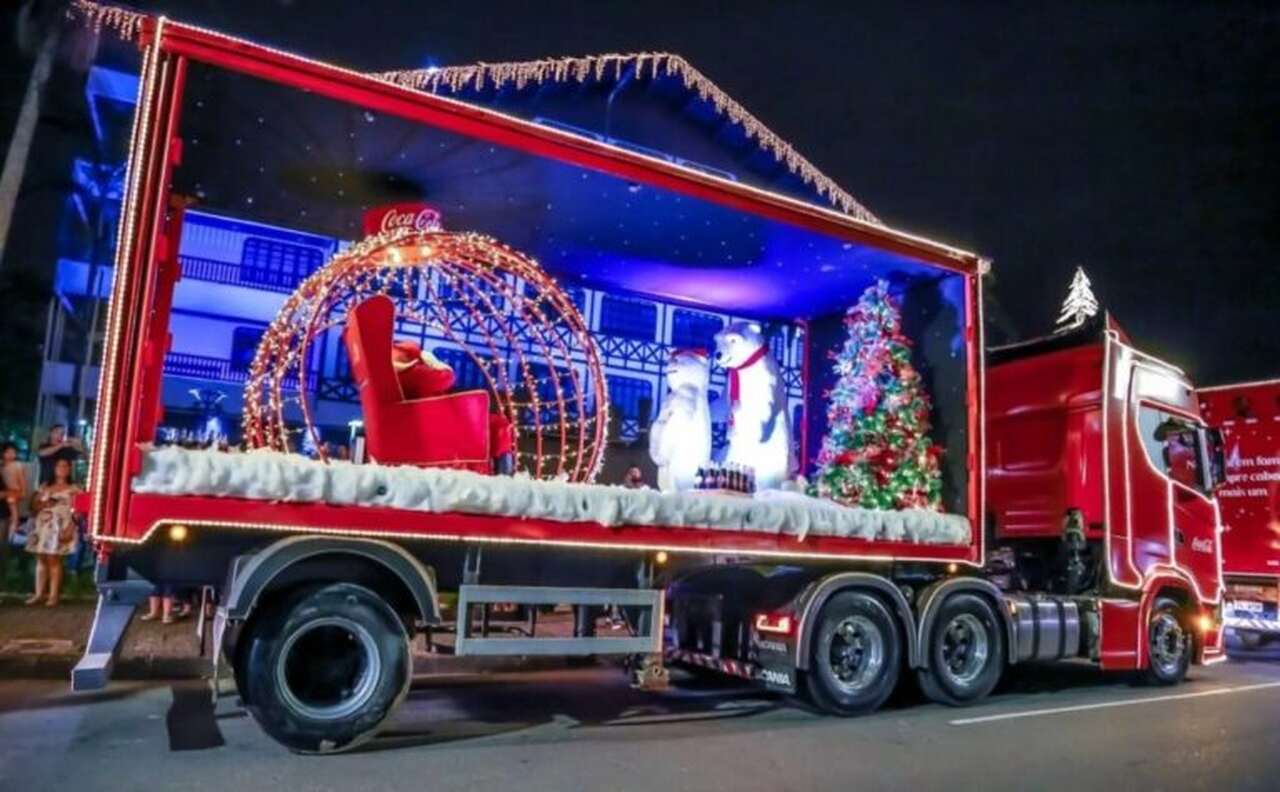 Caravanas de Natal da Coca-Cola FEMSA Brasil começam a percorrer o Brasil a partir de 9 de novembro